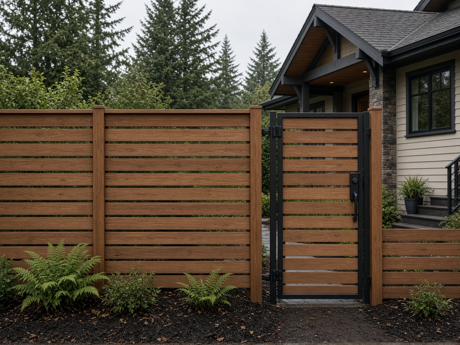 Horizontal slat + gate